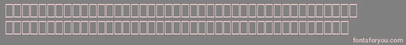Wphv08n Font – Pink Fonts on Gray Background