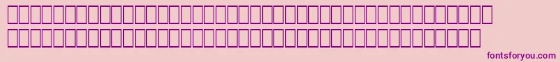Wphv08n Font – Purple Fonts on Pink Background