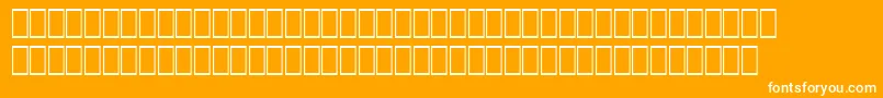 Wphv08n Font – White Fonts on Orange Background
