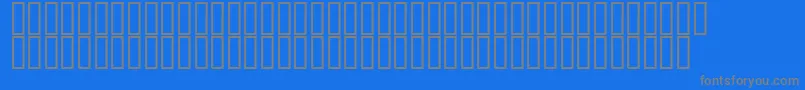 Bridges-Schriftart – Graue Schriften auf blauem Hintergrund