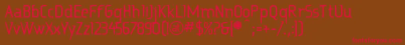Ritabd Font – Red Fonts on Brown Background
