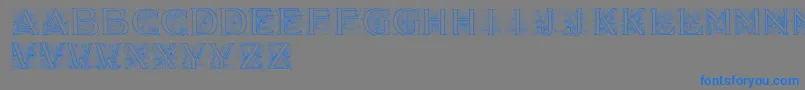 fuente Acorn ffy – Fuentes Azules Sobre Fondo Gris