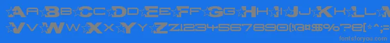 More about Troglop Font Troglop Font – Gray Fonts on Blue Background