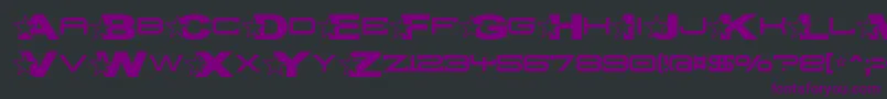 Troglop Font – Purple Fonts on Black Background