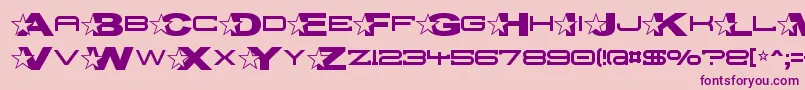 Troglop Font – Purple Fonts on Pink Background