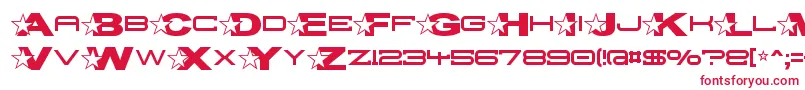 Troglop Font – Red Fonts on White Background