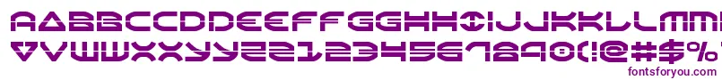 Oberonlaser-fontti – violetit fontit valkoisella taustalla