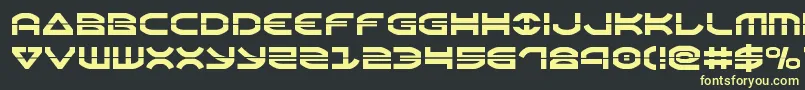 Weitere Informationen zur Oberonlaser-Schriftart Oberonlaser-Schriftart – Gelbe Schriften auf schwarzem Hintergrund