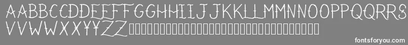 IRefuseToSink Font – White Fonts on Gray Background