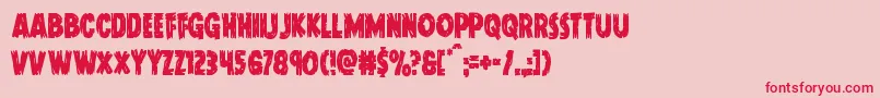 More about Doktermonstrocond Font Doktermonstrocond Font – Red Fonts on Pink Background
