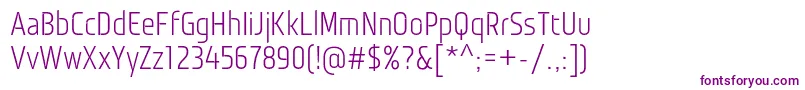 MonitoricaRg Font – Purple Fonts on White Background