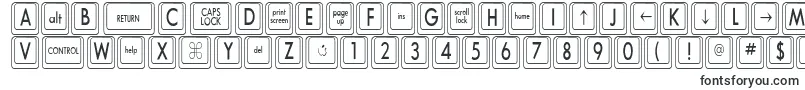 Czcionka KeyboardKeyscnCondensed – czcionki dla Adobe