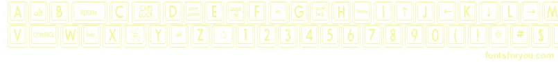 KeyboardKeyscnCondensed Font – Yellow Fonts