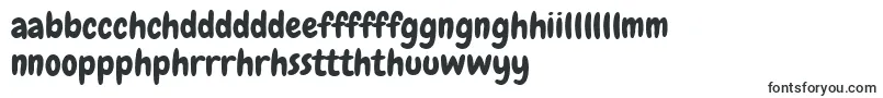 Шрифт Chewy – валлийские шрифты