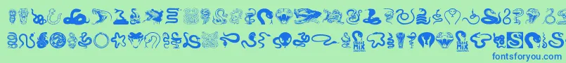 Más sobre la fuente SnakeMix fuente SnakeMix – Fuentes Azules Sobre Fondo Verde