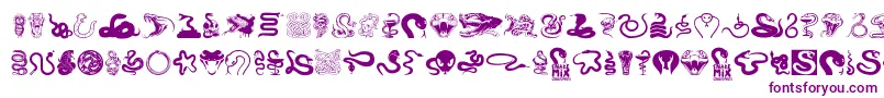 More about SnakeMix Font SnakeMix Font – Purple Fonts on White Background