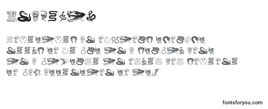 Schriftart SnakeMix