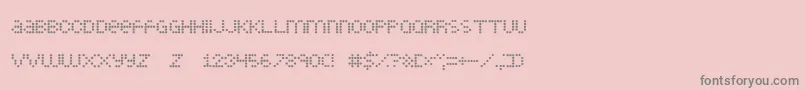 Más sobre la fuente LittleDotties fuente LittleDotties – Fuentes Grises Sobre Fondo Rosa