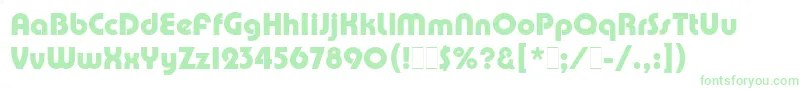 PumpDemiBoldLetPlain.1.0-Schriftart – Grüne Schriften