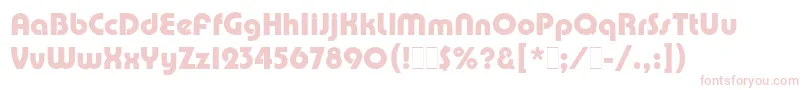 PumpDemiBoldLetPlain.1.0-Schriftart – Rosa Schriften