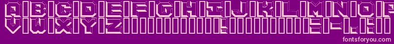fuente ArgentumWhite – Fuentes Rosadas Sobre Fondo Morado
