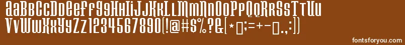 More about Konspiracytheory Font Konspiracytheory Font – White Fonts on Brown Background