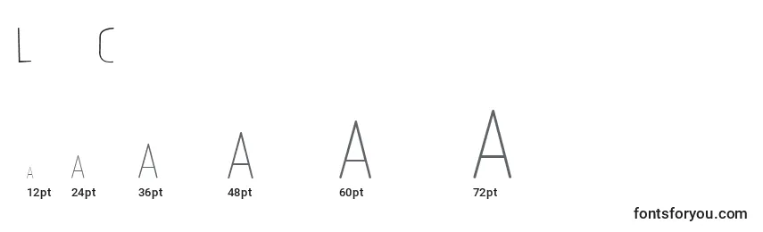 LightyCre Font Sizes