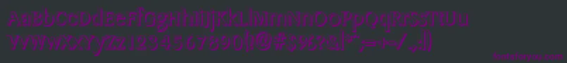 Подробнее о шрифте DragonshadowRegular Шрифт DragonshadowRegular – фиолетовые шрифты на чёрном фоне