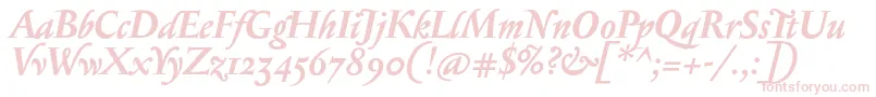 SerapionosfBolditalic Font – Pink Fonts