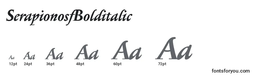 SerapionosfBolditalic Font Sizes