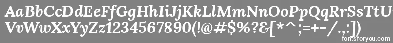 fuente LoraBolditalic – Fuentes Blancas Sobre Fondo Gris