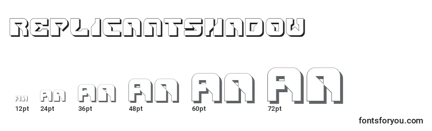 ReplicantShadow Font Sizes