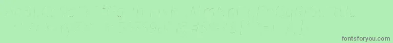 More about FirasansTwoitalic Font FirasansTwoitalic Font – Gray Fonts on Green Background