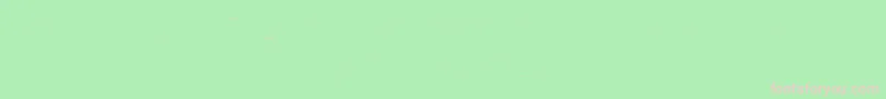 フォントFirasansTwoitalic – 緑の背景にピンクのフォント
