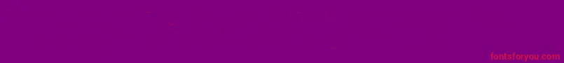 FirasansTwoitalic Font – Red Fonts on Purple Background