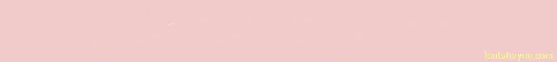 FirasansTwoitalic Font – Yellow Fonts on Pink Background