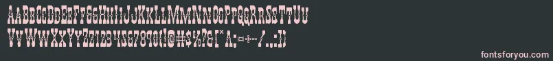 Youngerbros Font – Pink Fonts on Black Background