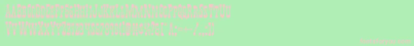 Youngerbros Font – Pink Fonts on Green Background