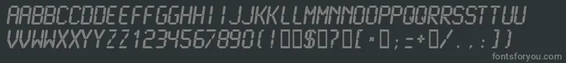 More about Lcdmb Font Lcdmb Font – Gray Fonts on Black Background