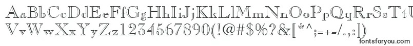 CaslonOpenFaceLt-fontti – Logofontit