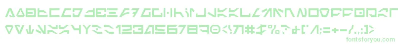 Icode-Schriftart – Grüne Schriften