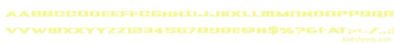 Tigersharkpro Font – Yellow Fonts on White Background