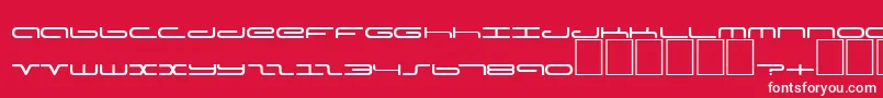 DsPoddCyrLight Font – White Fonts on Red Background