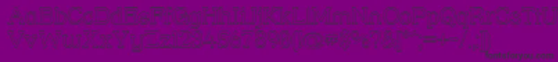 Strslou Font – Black Fonts on Purple Background