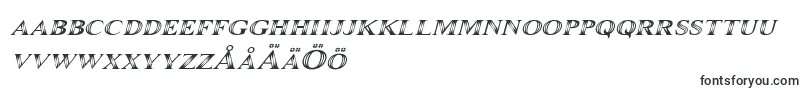 Шрифт Maranallo Italic – шведские шрифты