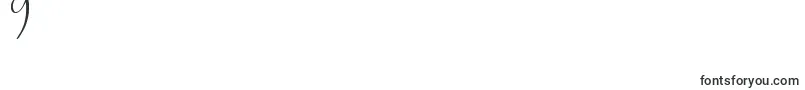 PeonyCharming-Schriftart – Schriften für die Ziffer 9