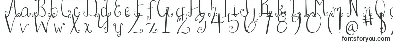 PeonyCharming-Schriftart – Schriftarten für Großbuchstaben
