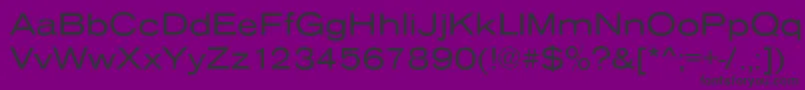AnconaExRegular Font – Black Fonts on Purple Background