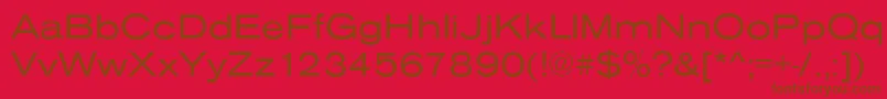 AnconaExRegular Font – Brown Fonts on Red Background
