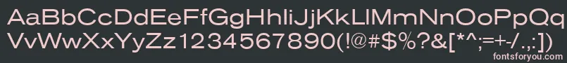 AnconaExRegular Font – Pink Fonts on Black Background